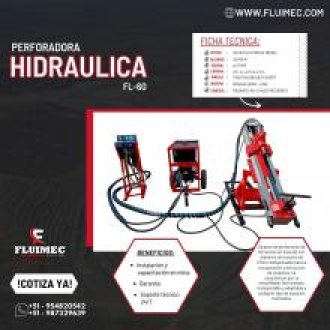 PERFORADORA FL 60 PARA MUESTREO DE MINERALES